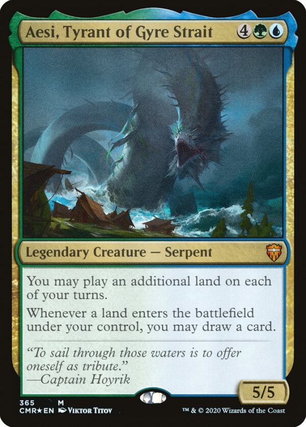 Aesi, Tirano do Estreito do Remoinho / Aesi, Tyrant of Gyre Strait